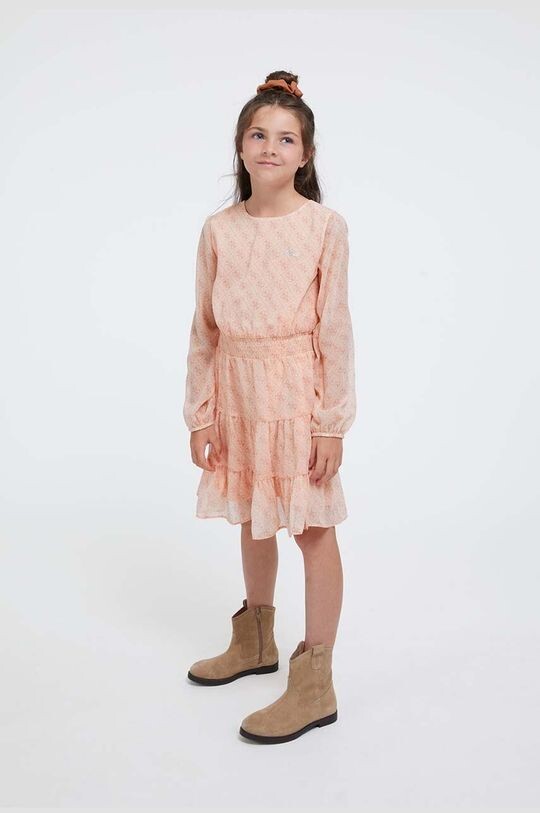 

Платье маленькой девочки Guess, оранжевый