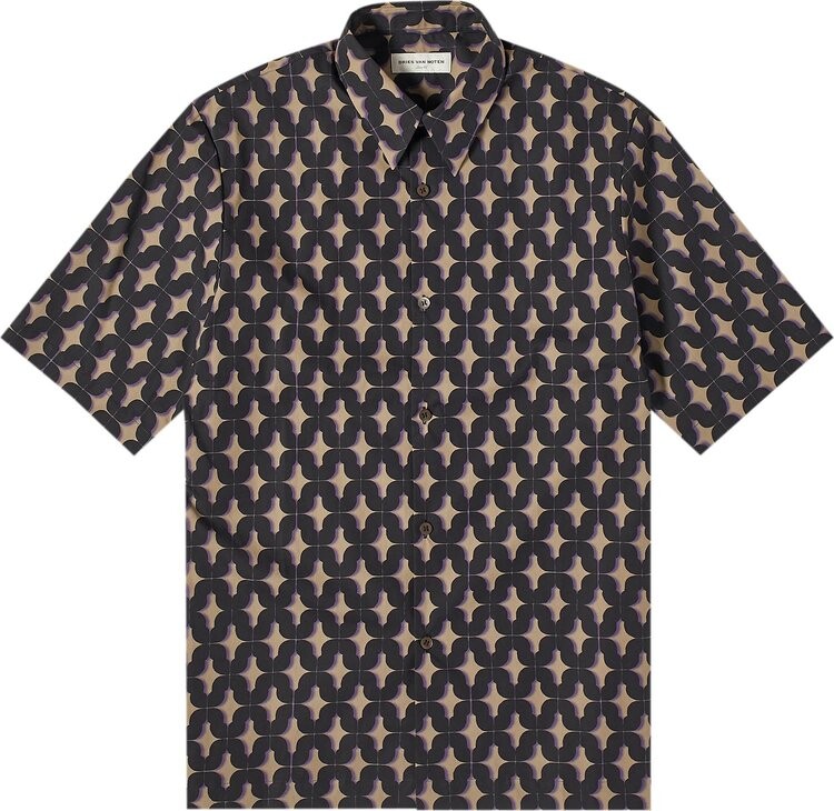 

Рубашка Dries Van Noten Clasen 'Petrol', серый