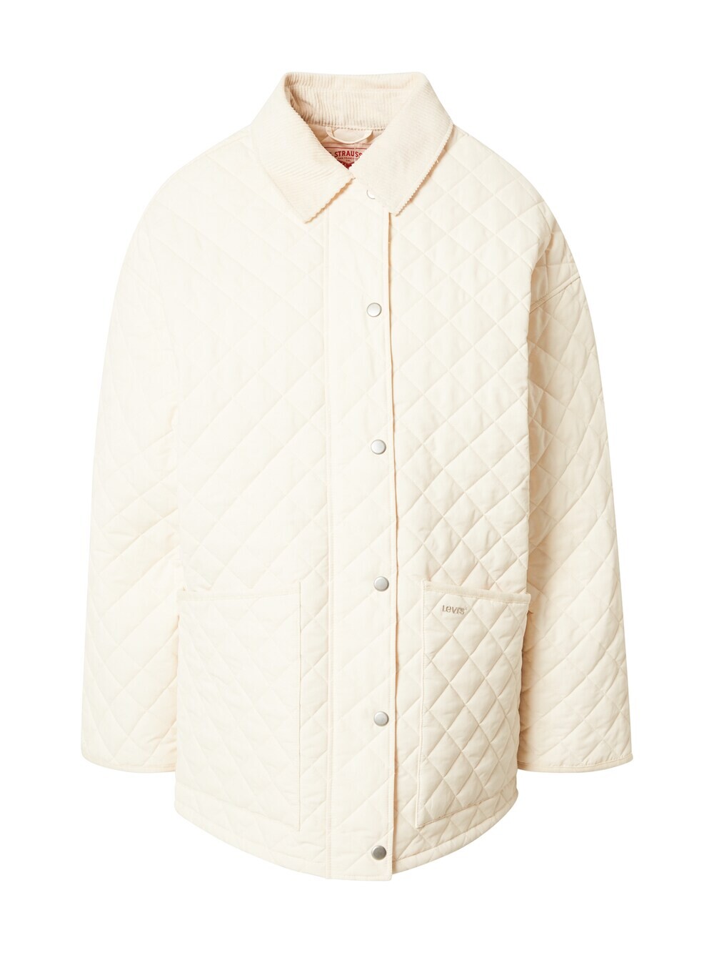 

Межсезонная куртка LEVIS QUILTED SHIRT JKT NEUTRALS, шерсть белая, Белый