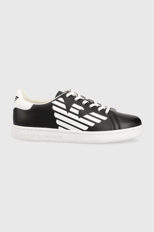 

Кожаные детские кроссовки EA7 Emporio Armani, черный