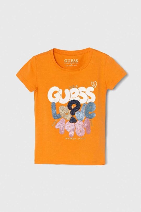 

Детская футболка Guess, оранжевый