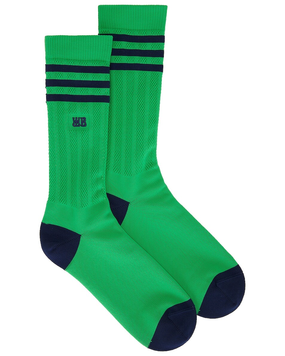 

Носки Adidas, цвет Vivid Green & Collegiate Navy