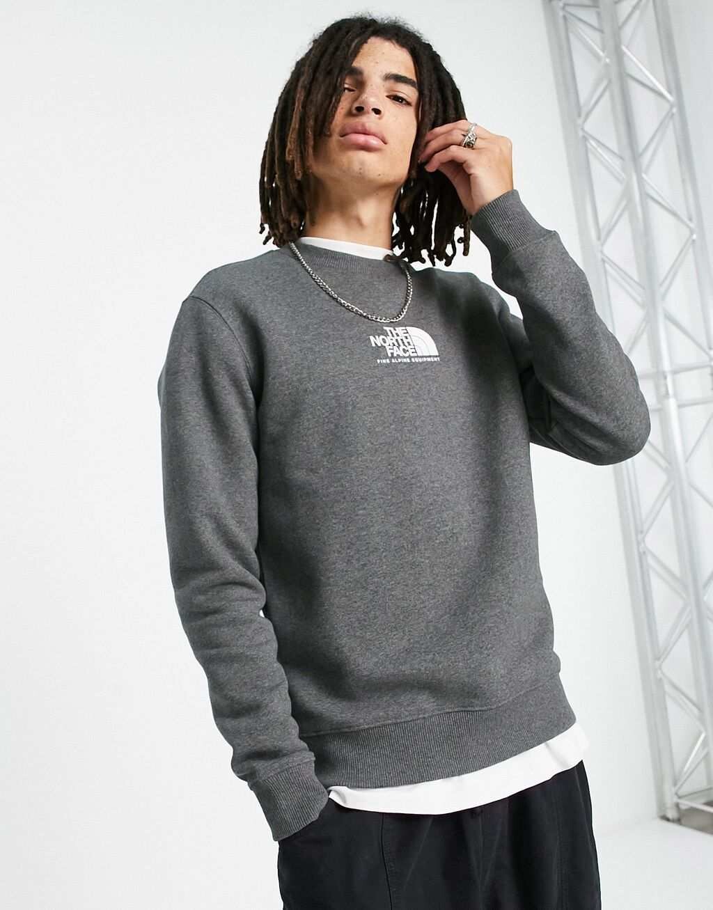 

Серый свитшот The North Face Seasonal Fine