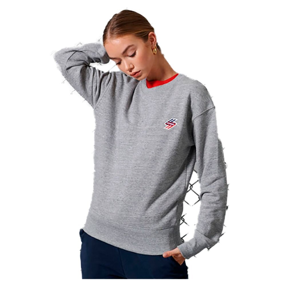 

Толстовка Superdry Sportstyle Crew, серый