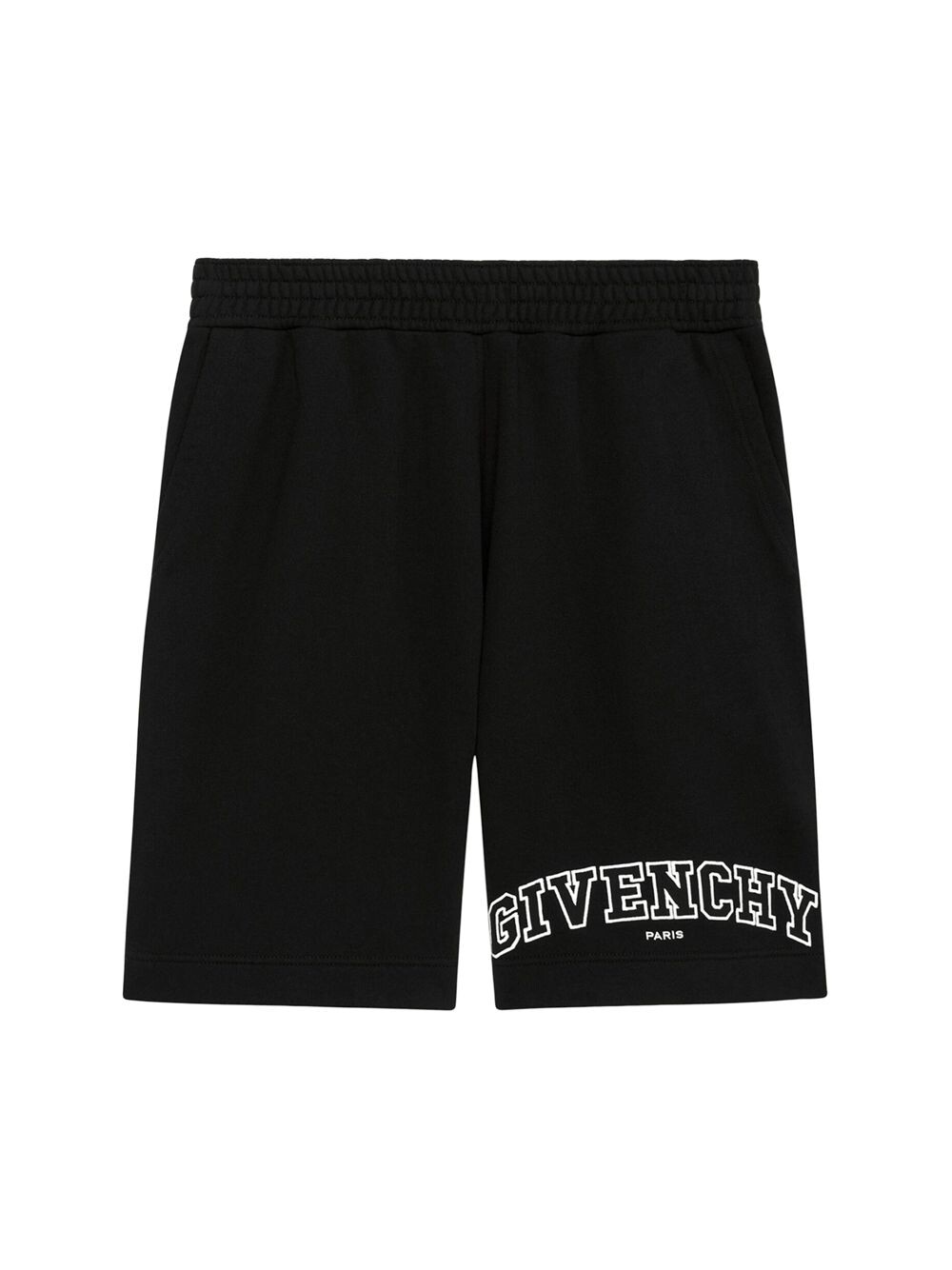 

Шорты свободного кроя с вышитым логотипом Givenchy, черный