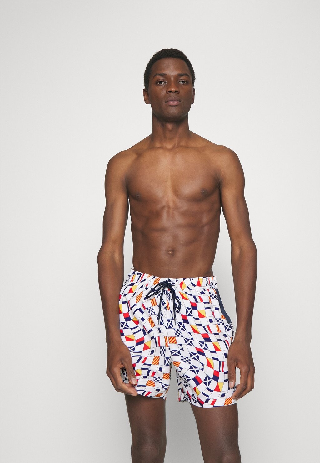 

Шорты для плавания Medium Drawstring Print Tommy Jeans, цвет flag wave