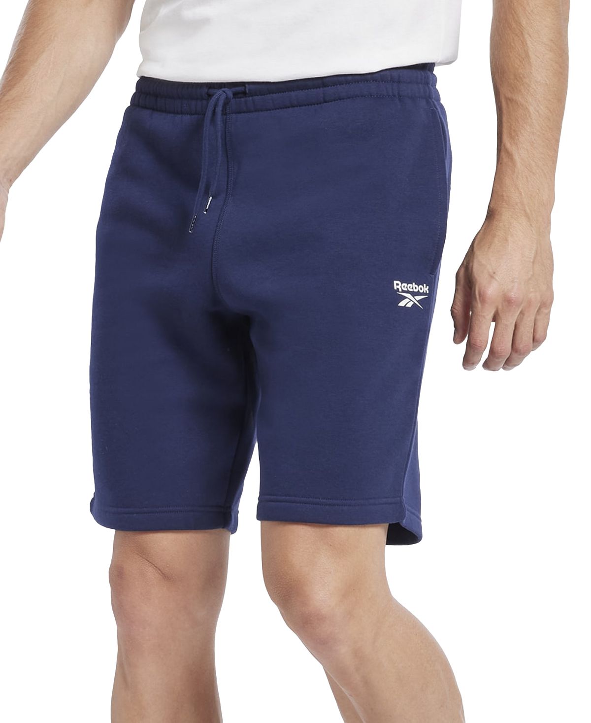 Мужские спортивные шорты классического кроя Identity с логотипом Reebok шорты reebok reebok identity energy fleece short размер m синий