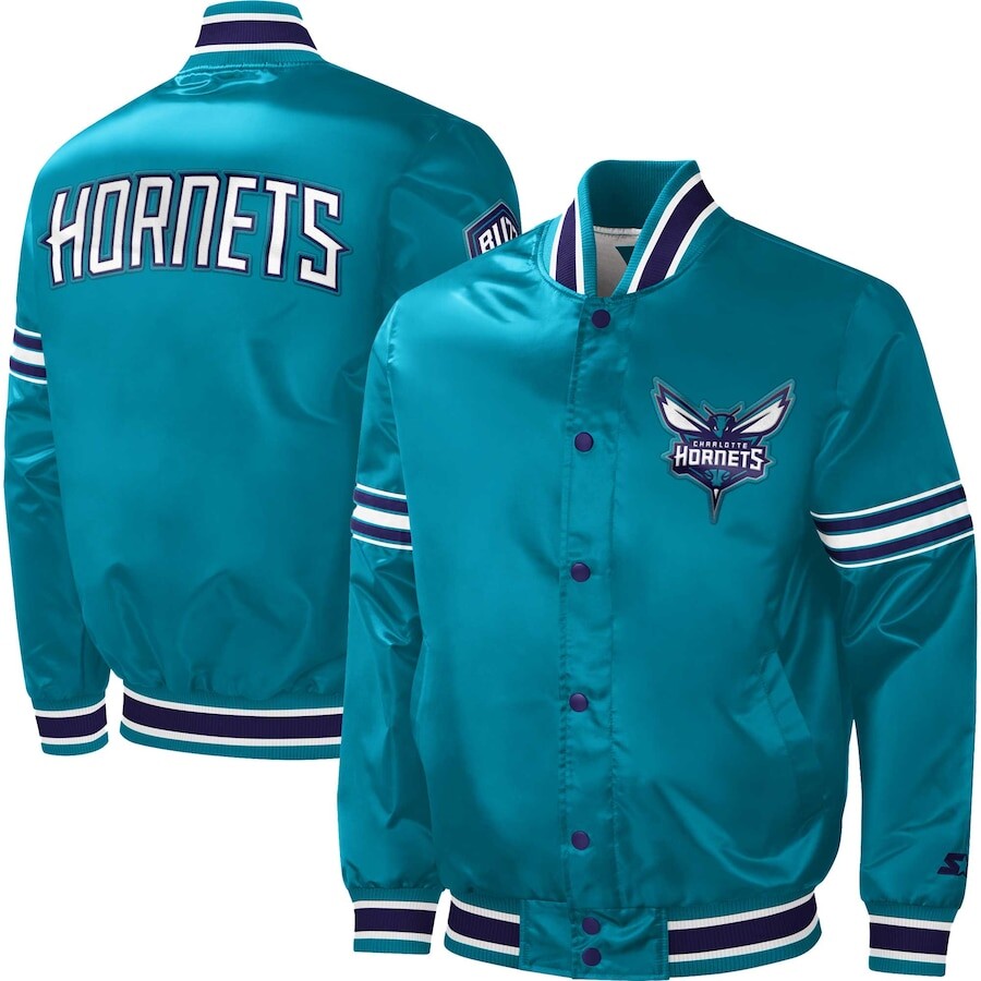 

Куртка Starter Charlotte Hornets, бирюзовый