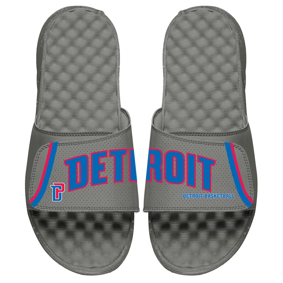 

Шлепанцы ISlide Detroit Pistons, серый