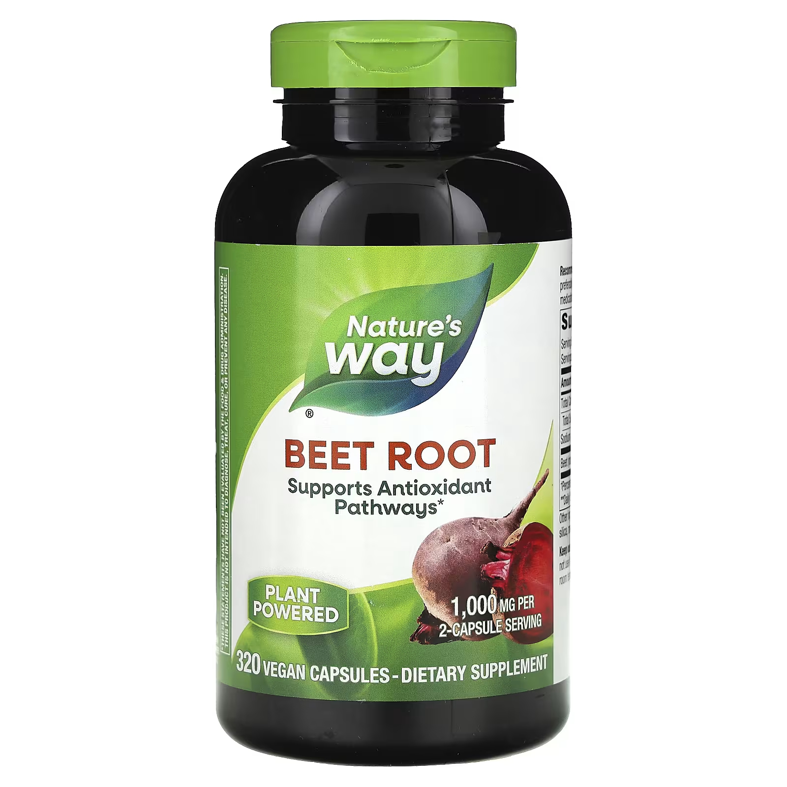 Пищевая добавка Nature's Way Beet Root 1000 мг, 320 веганских капсул пищевая добавка nature s way beet root 1000 мг 320 веганских капсул