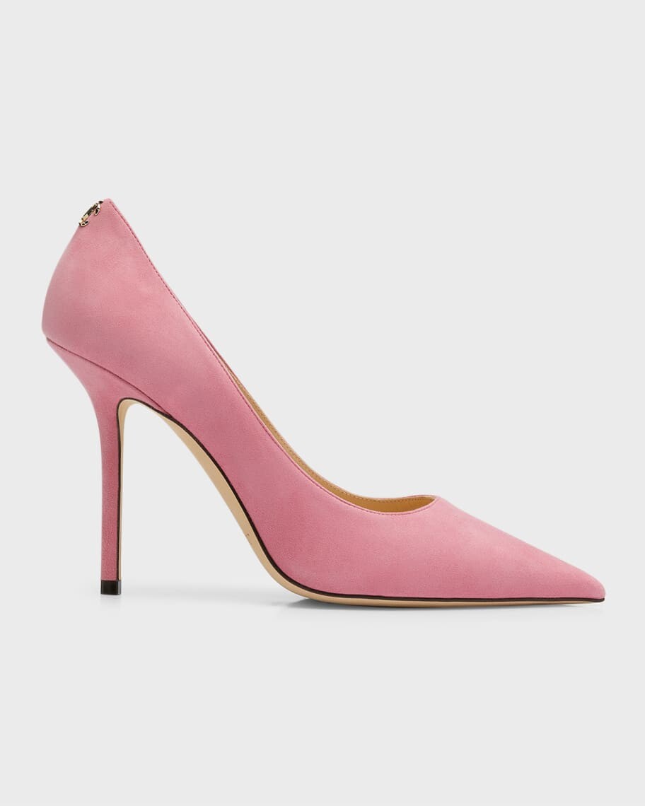 

Замшевые туфли-лодочки на шпильке Love Jimmy Choo