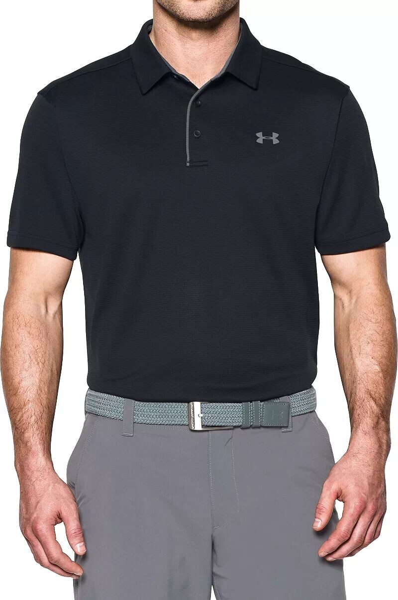 

Мужская рубашка-поло для гольфа Under Armour Tech, черный