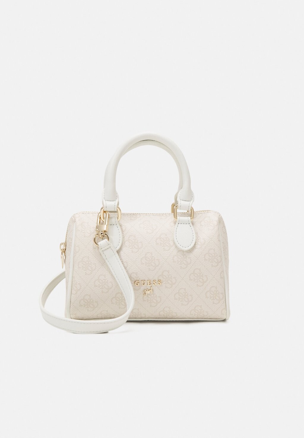 цена Сумка на плечо Junior Mini Box Satchel Guess, цвет muted stone