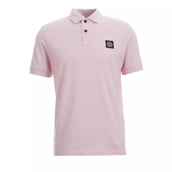 

Футболка poloshirt Stone Island, серебряный