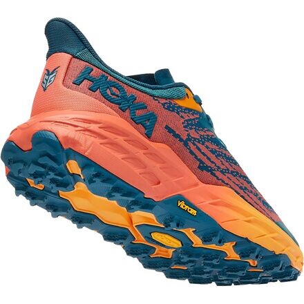 

Широкие беговые кроссовки Speedgoat 5 женские HOKA, цвет Blue Coral/Camellia