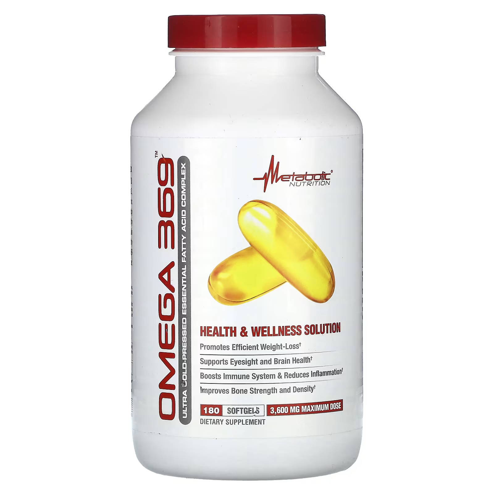 Омега-369 Metabolic Nutrition 3600 мг, 180 капсул