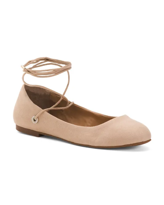 

Балетки Bingley на шнуровке Jessica Simpson, цвет Almond