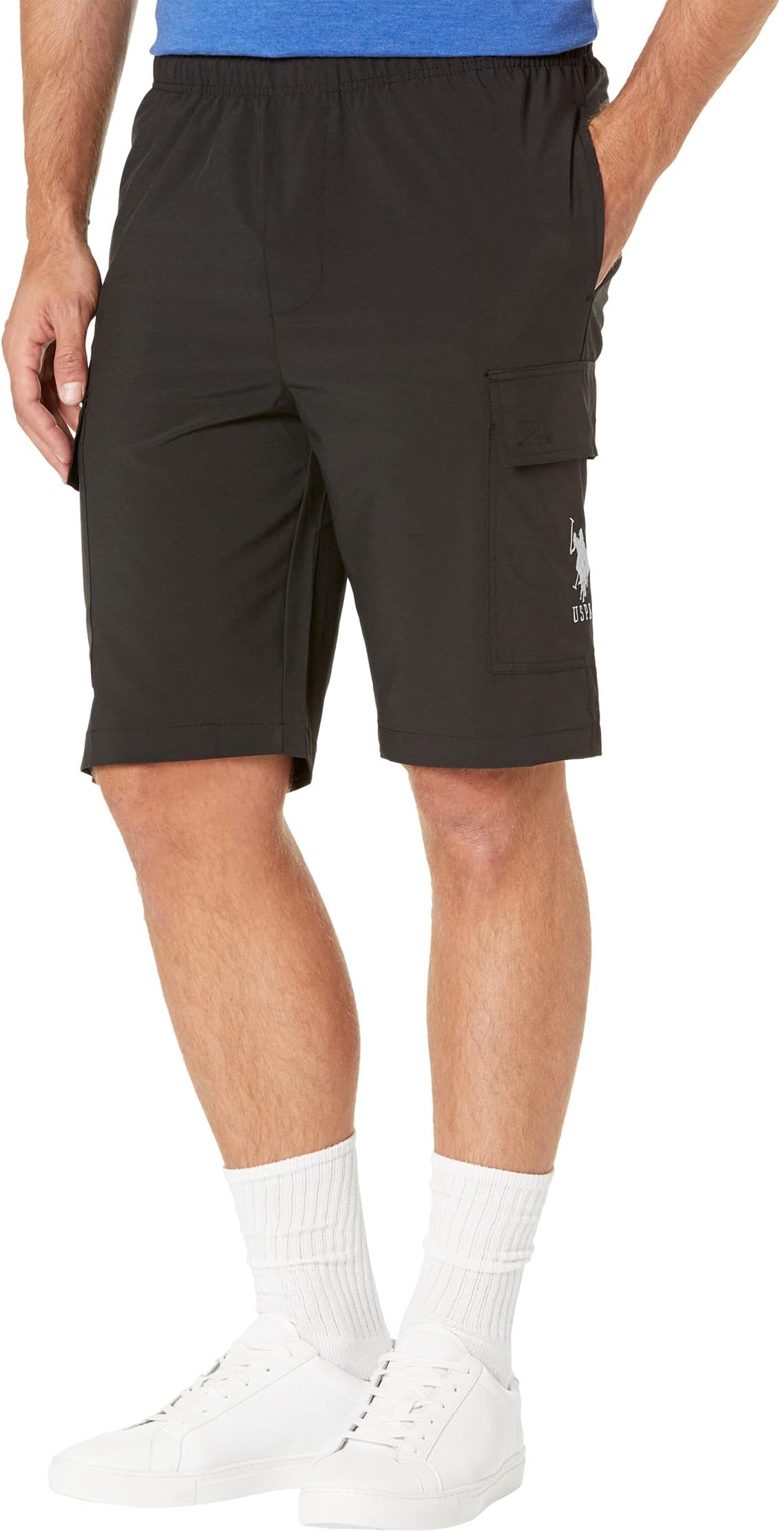 

Шорты U.S. POLO ASSN. Stretch Cargo Shorts, черный