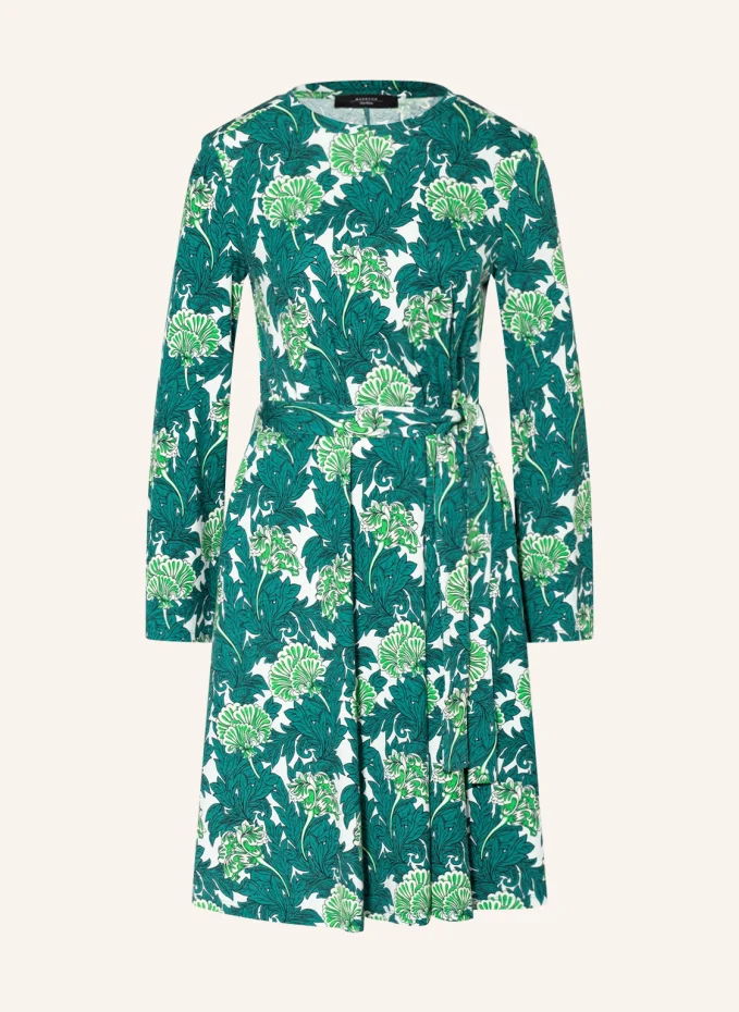 

Платье из трикотажа tacco Weekend Maxmara, белый