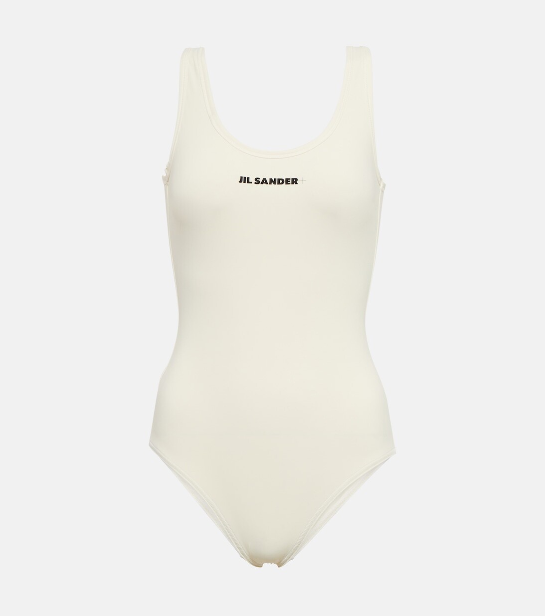 

Купальник с логотипом Jil Sander, белый