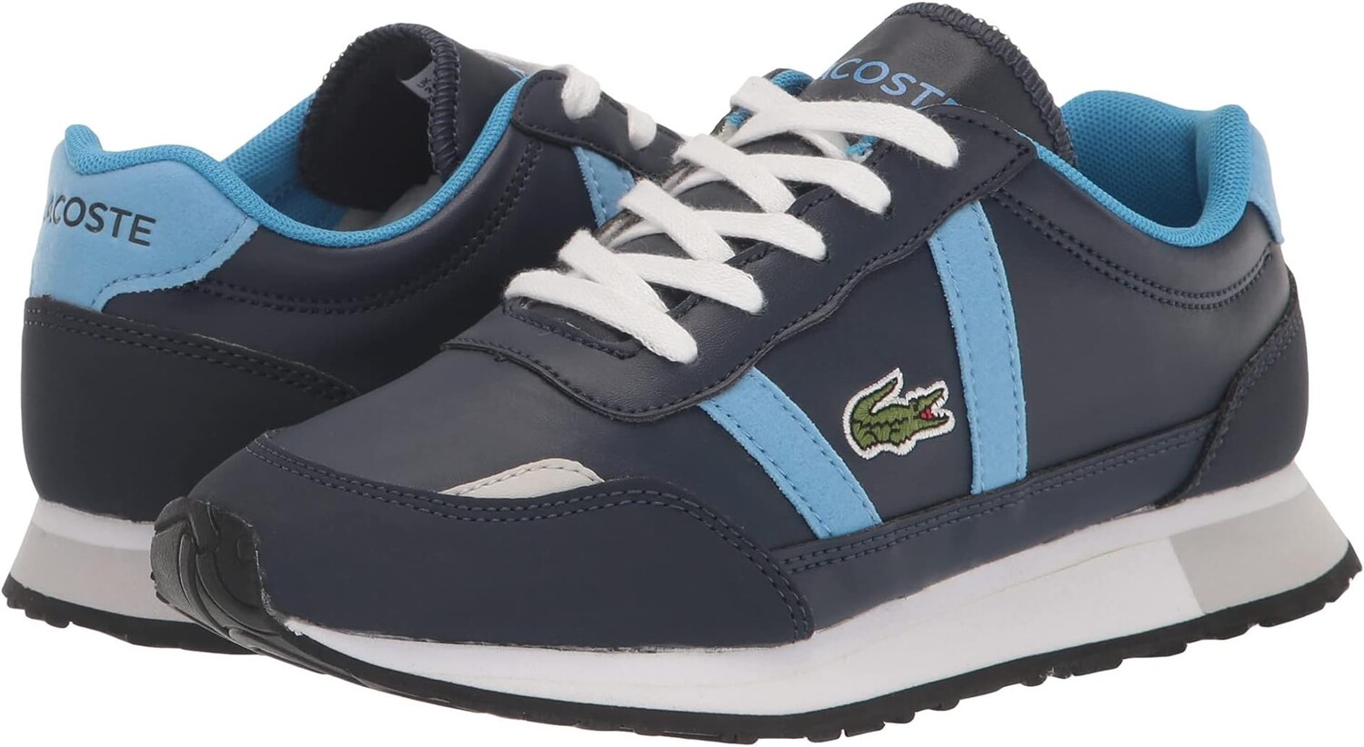 

Кроссовки Partner 222 1 SUI Lacoste, цвет Navy/Light Blue