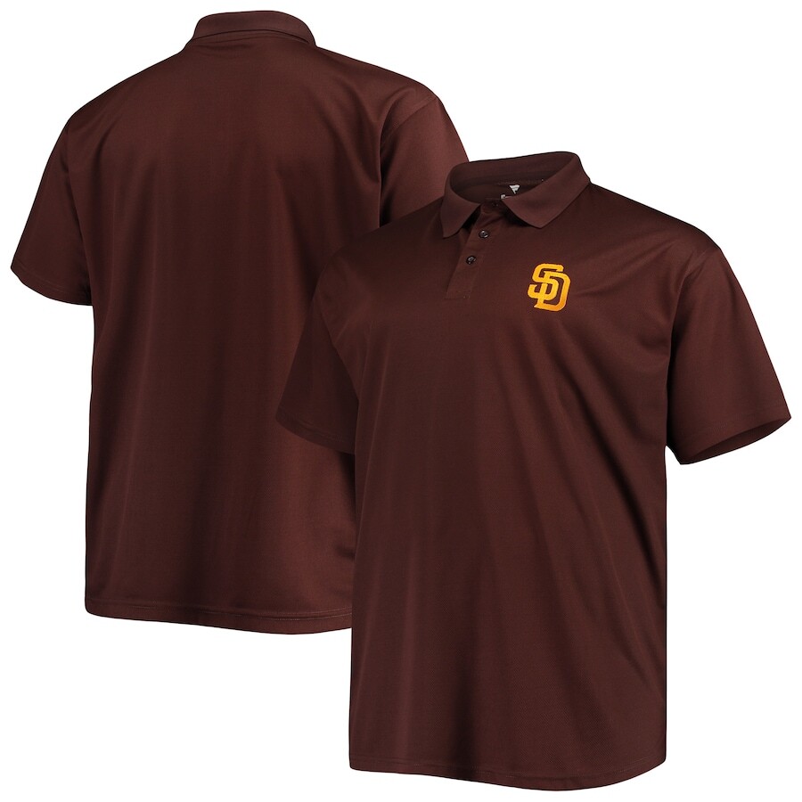 

Поло с коротким рукавом Fanatics Branded San Diego Padres, коричневый