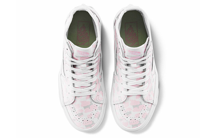 

Туфли Vans Sk8-hi Tapered Wmns Розовый/Белый