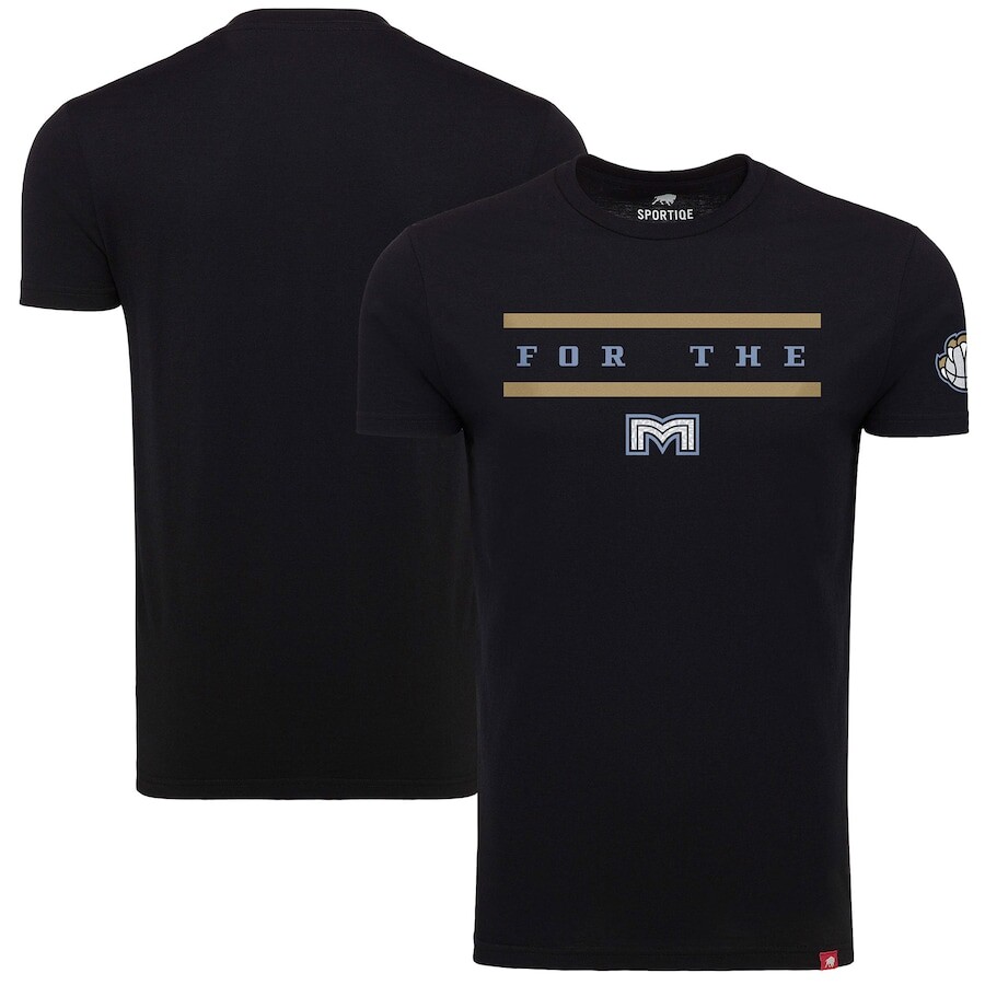 

Футболка с коротким рукавом Sportiqe Memphis Grizzlies, черный