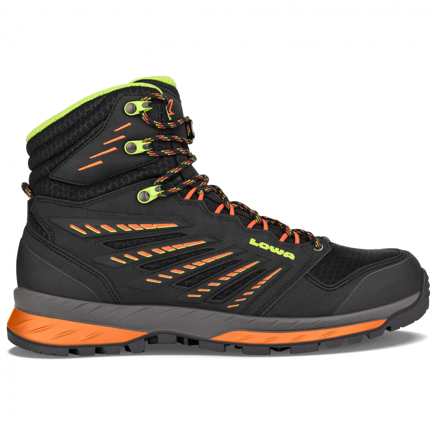 Ботинки для прогулки Lowa Trek Evo GTX Mid, цвет Black/Flame