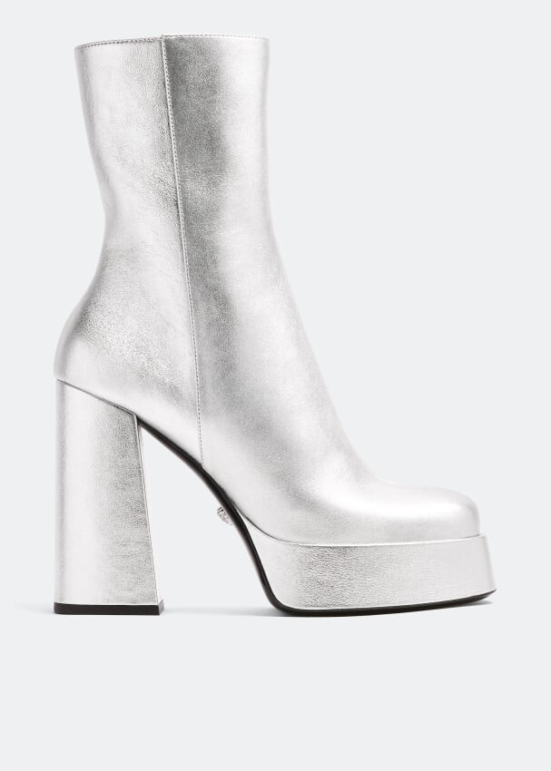 

Ботинки Versace Aevitas Platform, серебряный, Серый