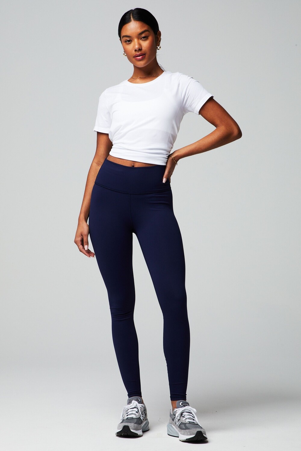 

Леггинсы с высокой талией Define Power Hold Fabletics, синий