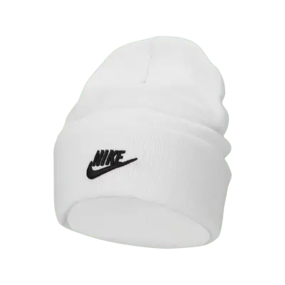 

Шапка Nike Peak Tall Cuff Futura Beanie, цвет Summit White/Black