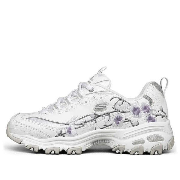 

Кроссовки (WMNS) Skechers D'lites 1.0 Low Cut Running Shoes White, белый