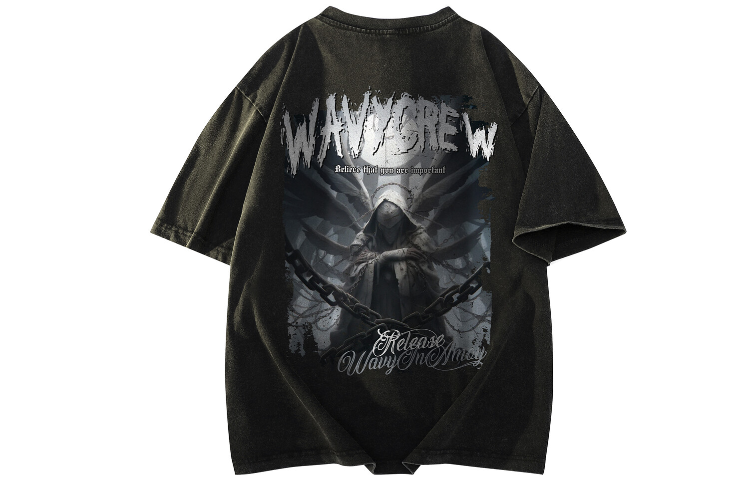 

Футболка унисекс Wavycrew, синий