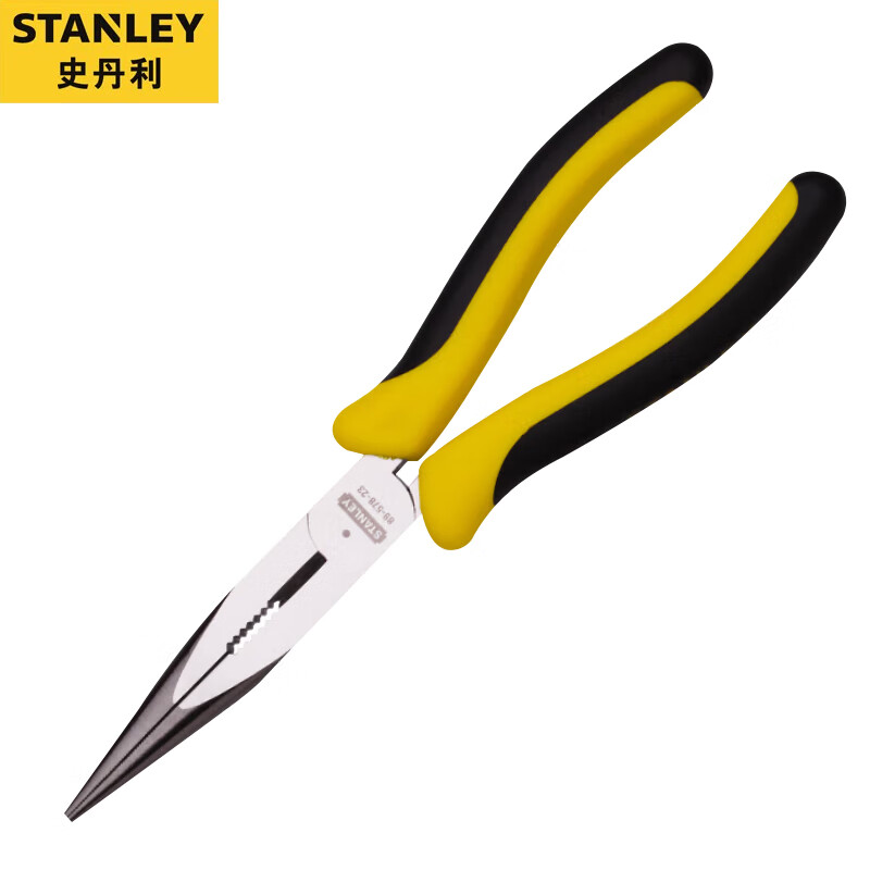 Stanley 89-578-23 Немецкие острогубцы промышленного класса с зубцами, плоскогубцы для электриков с длинным носом 8 дюймов