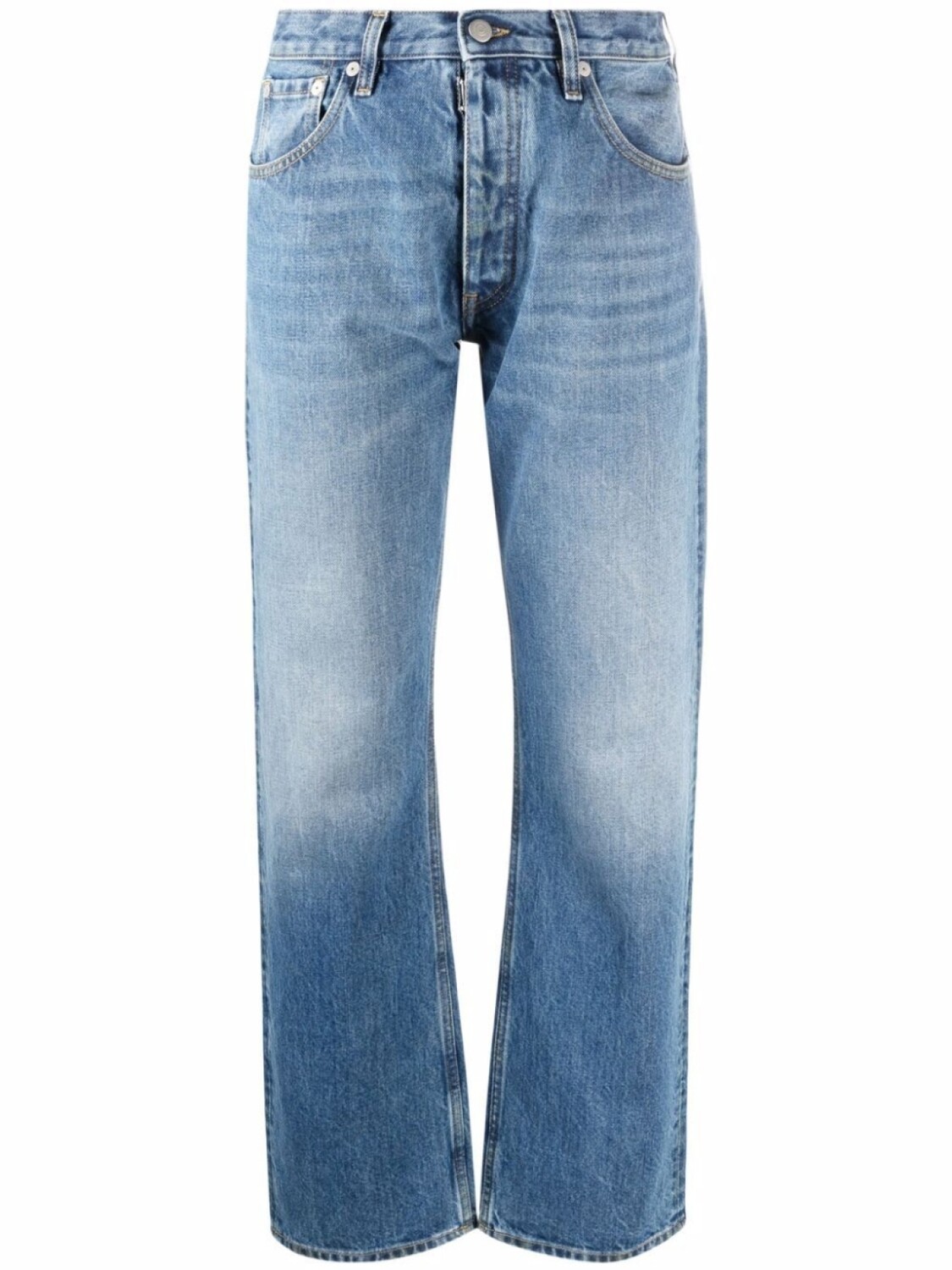 

Прямые джинсы средней посадки Maison Margiela, синий