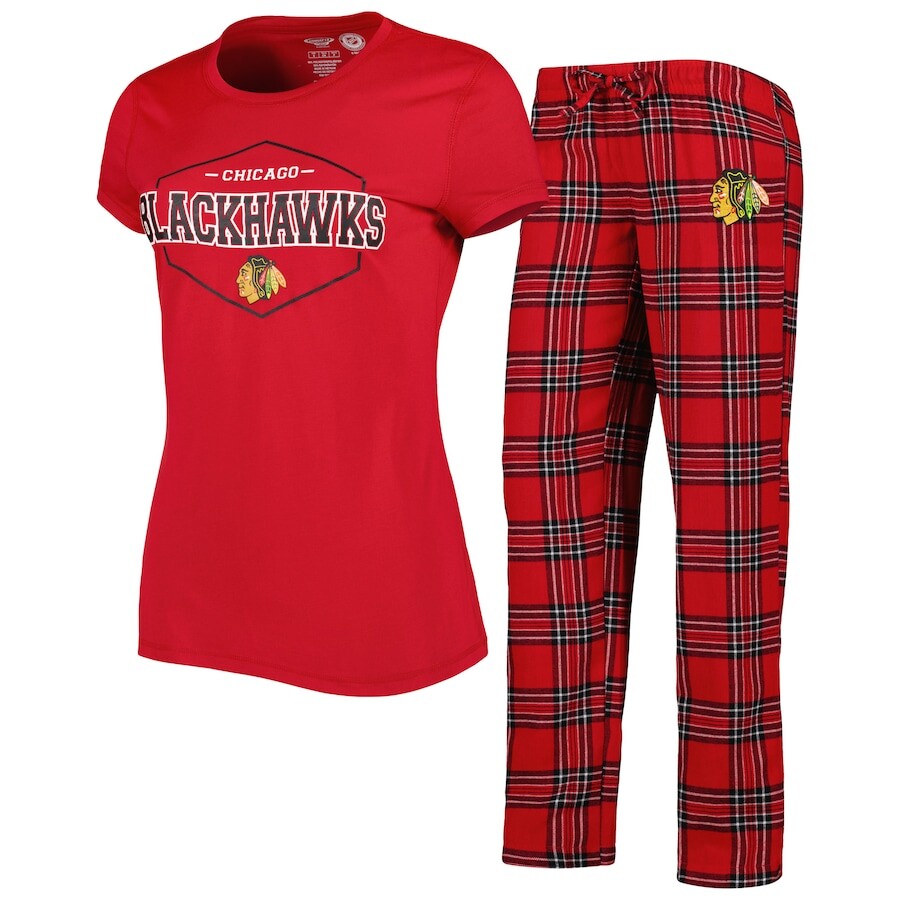 

Пижамный комплект Concepts Sport Chicago Blackhawks, красный