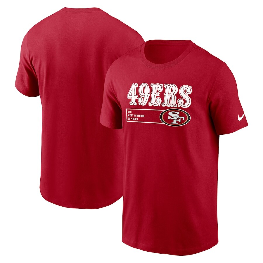 

Футболка с коротким рукавом Nike San Francisco 49Ers, алый
