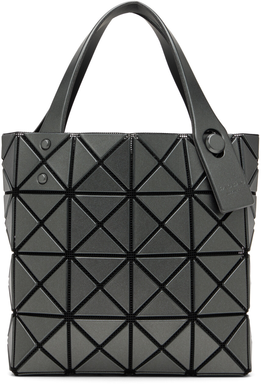 

Миниатюрная объемная сумка-тоут Lucent цвета бронзы Bao Bao Issey Miyake