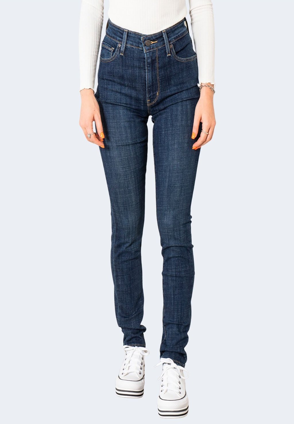 

Джинсы облегающего кроя Levi's 721 High Rise Skinny, синий