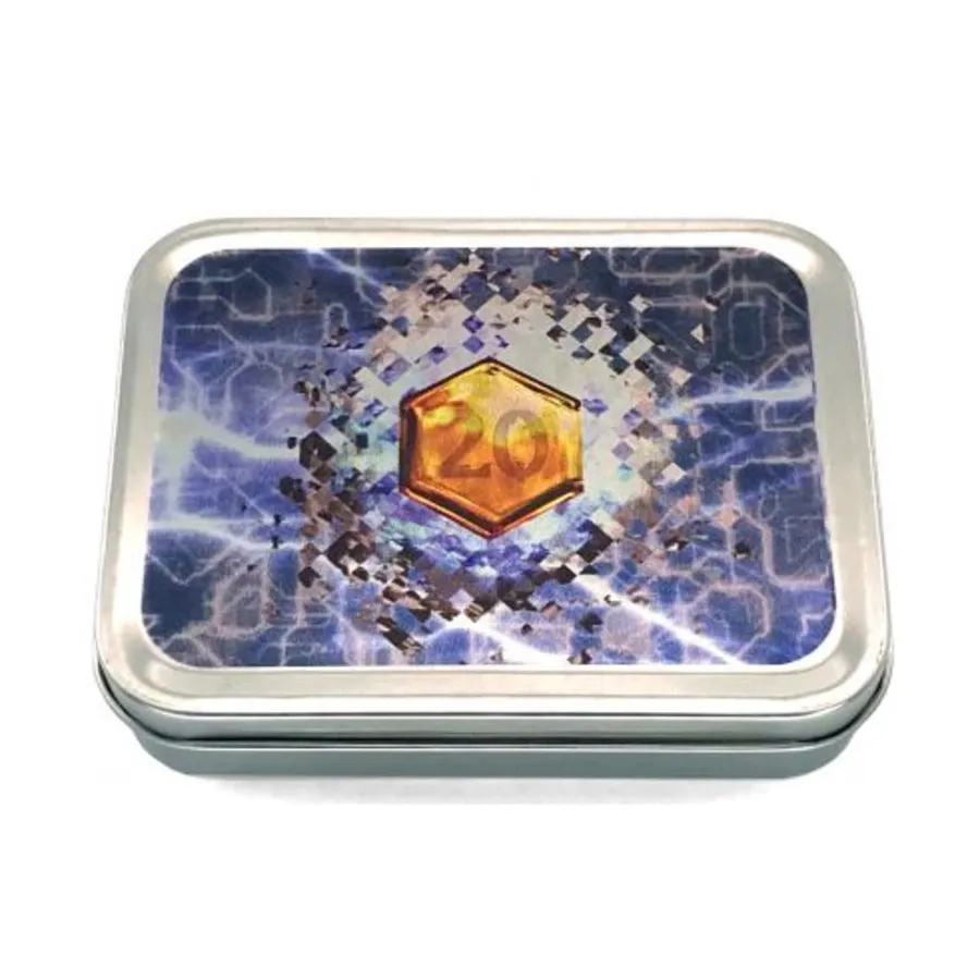 

Камера для игры в кости 2.0 – d20 со вставкой для игры в кости и т. д., Game & Go Dice Chamber & Rolling Tins (C4 Labs)