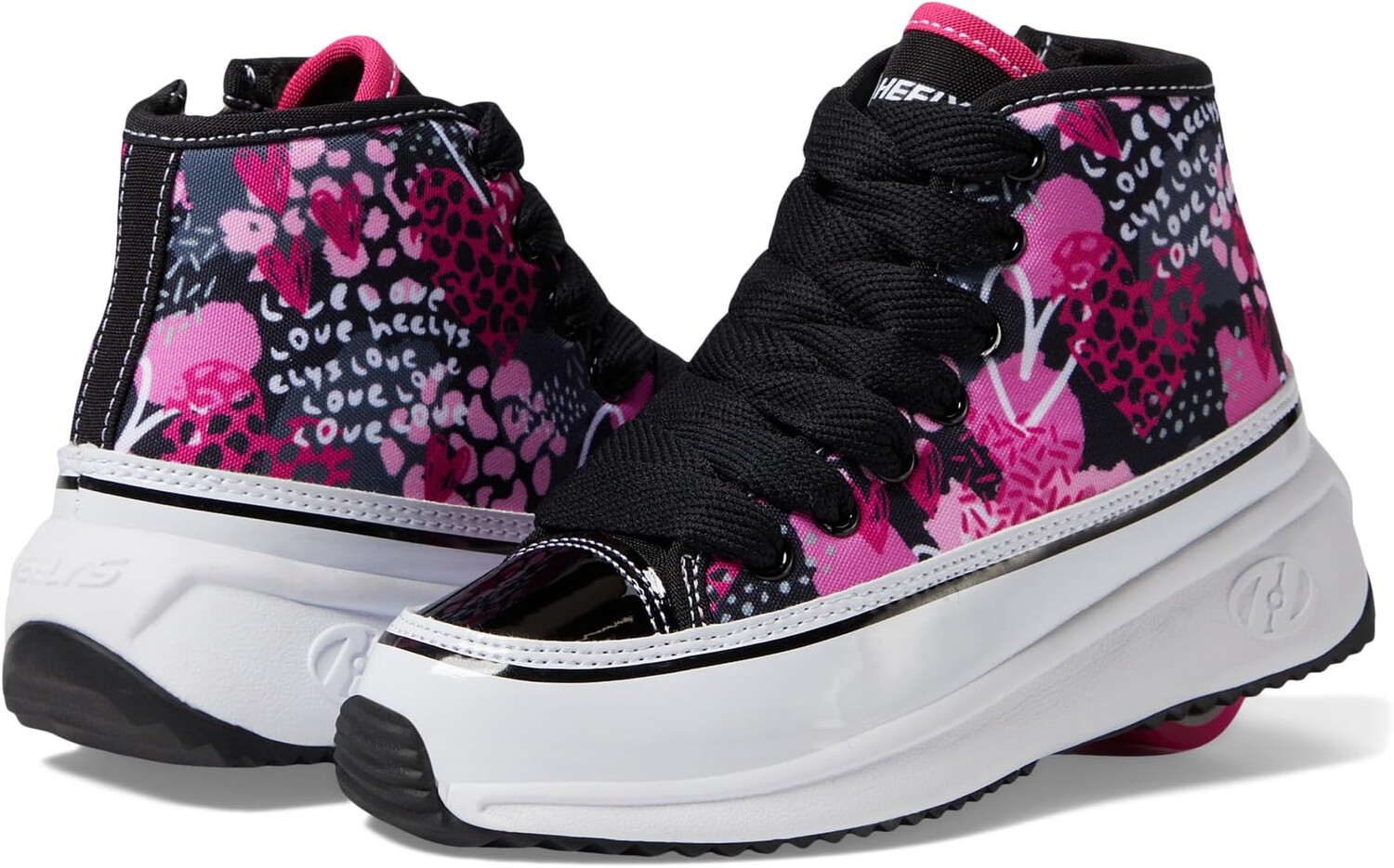 

Кроссовки Heelys Veloz Chi, цвет Black/Hot Pink/White