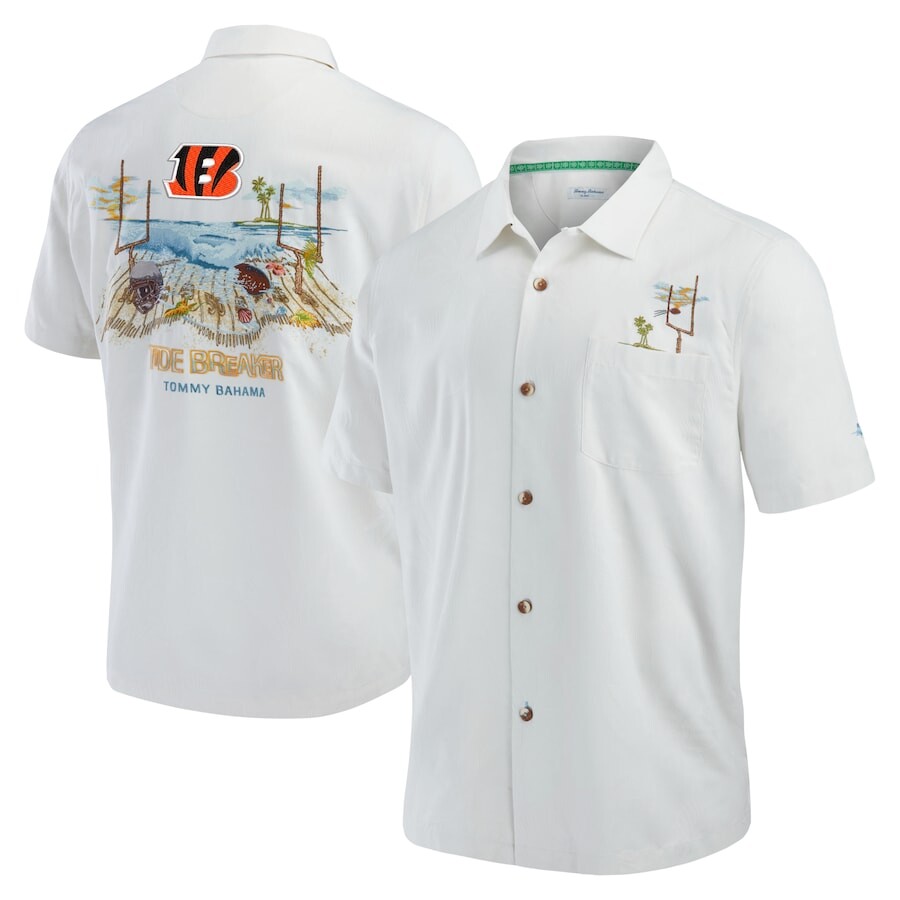 

Рубашка Tommy Bahama Cincinnati Bengals, белый
