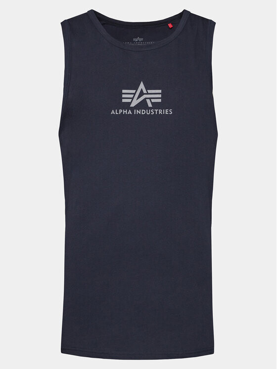 

Майка стандартной посадки Alpha Industries, синий
