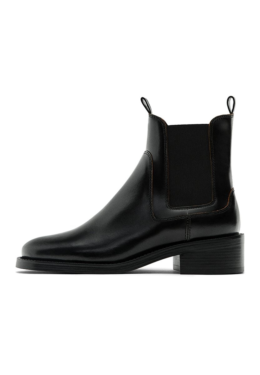 

Классические ботильоны Massimo Dutti С КОНТРАСТНЫМИ КРАЯМИ, черный