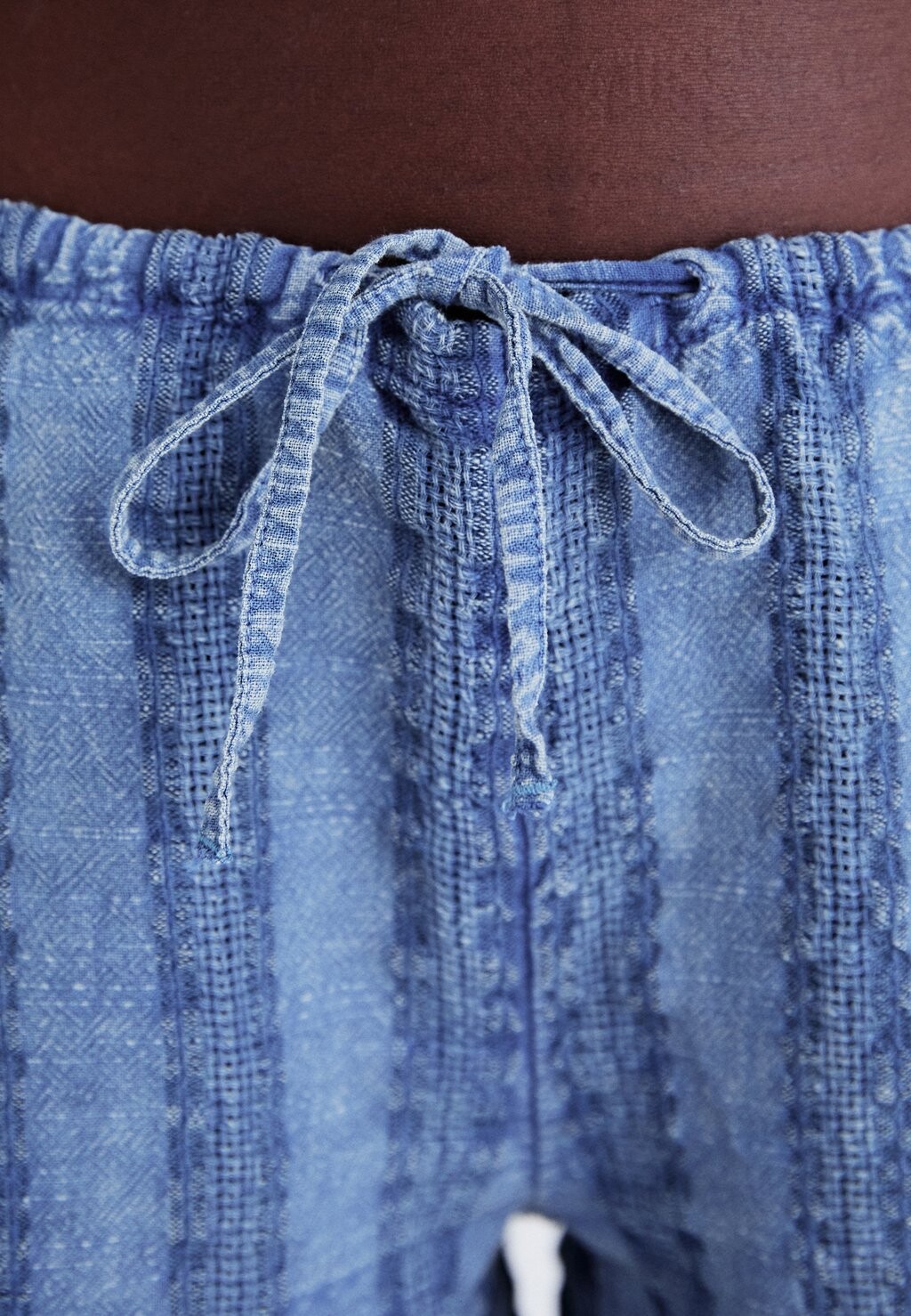 

Брюки из ткани Wide Leg Pant BDG Urban Outfitters, синие