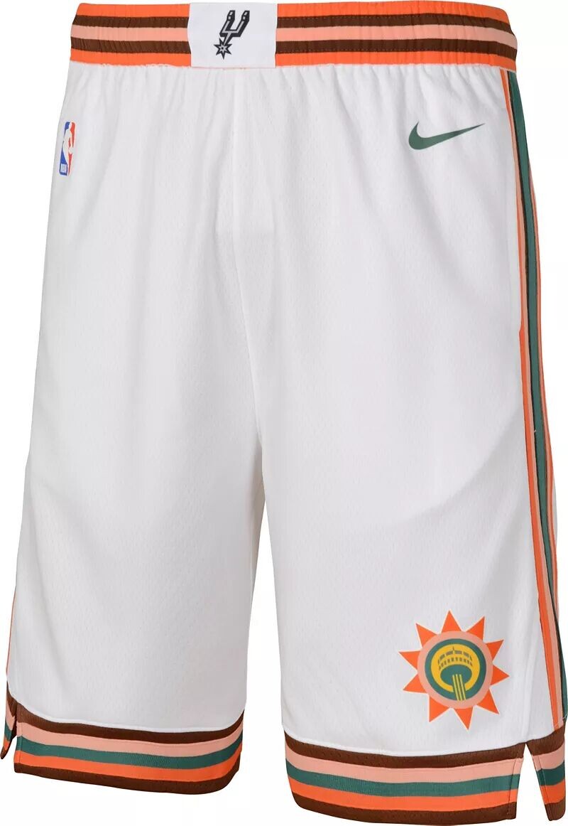 

Белые шорты Nike Youth 2023-24 City Edition San Antonio Spurs