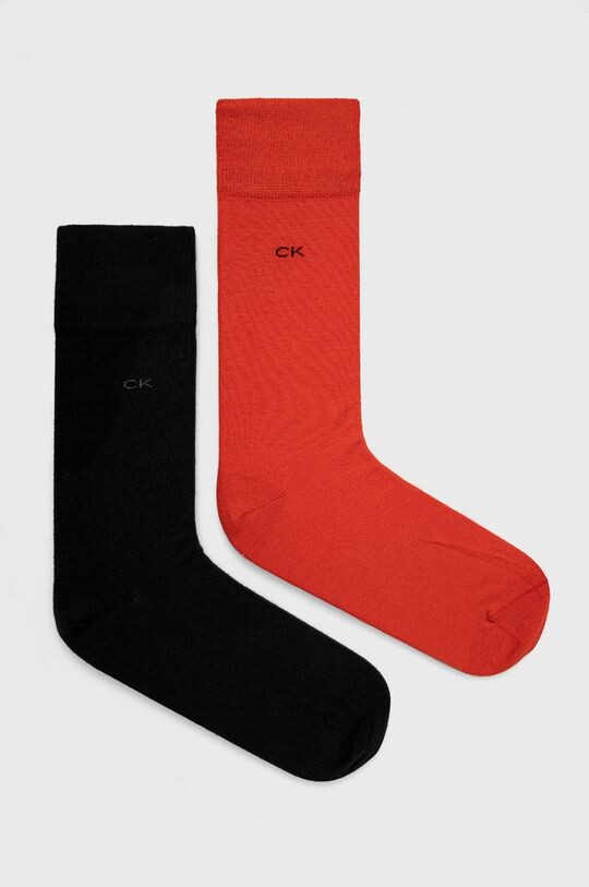 

Носки , 2 пары Calvin Klein, красный