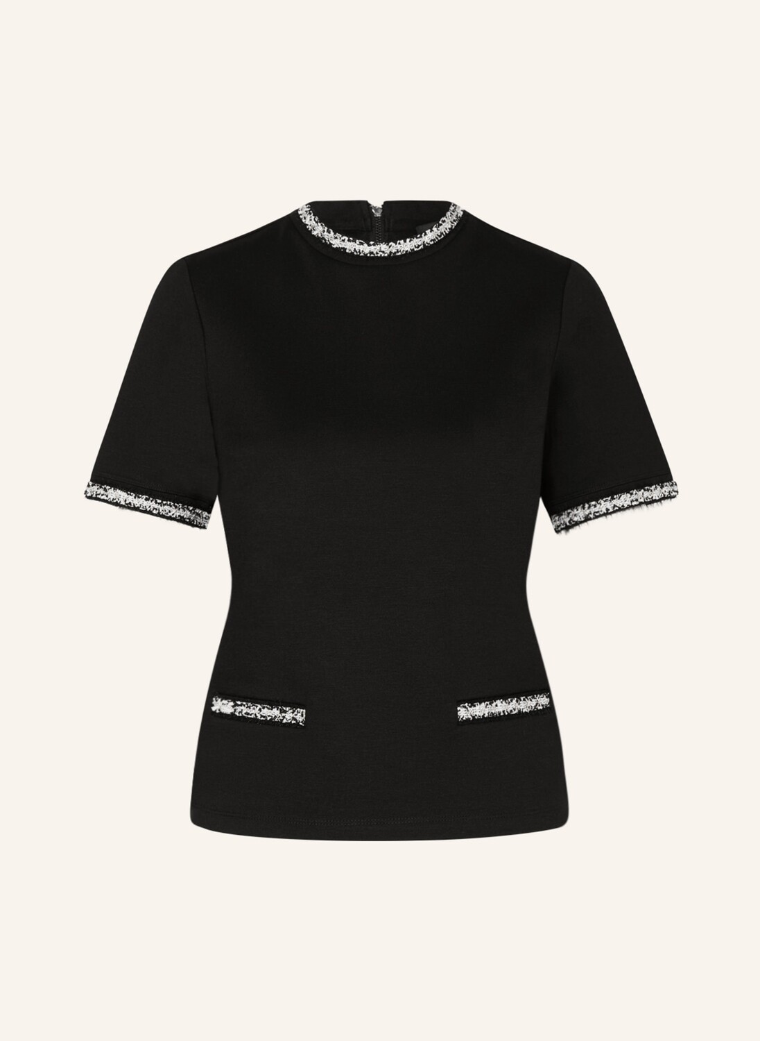

Футболка TED BAKER VALEANA mit Glitzergarn, черный