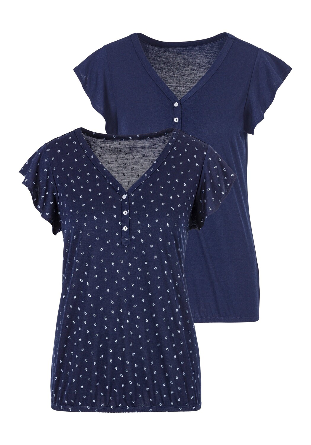 

Топ LASCANA Shirt, синий